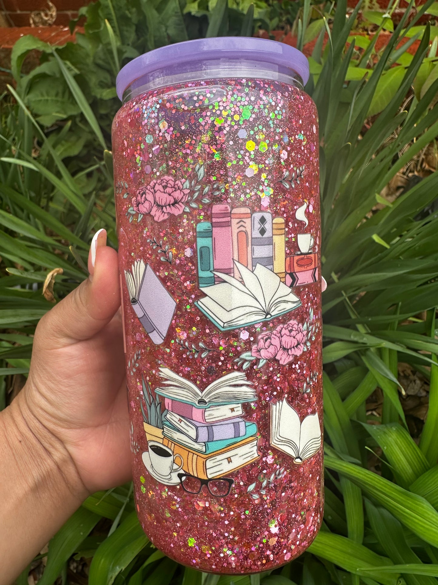 Booktrovert 16oz Glass Snowglobe
