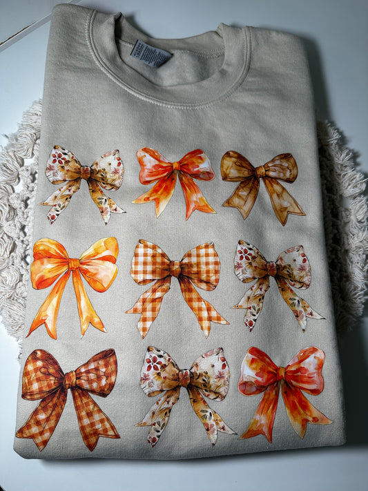 Fall Bows Sweatshirt