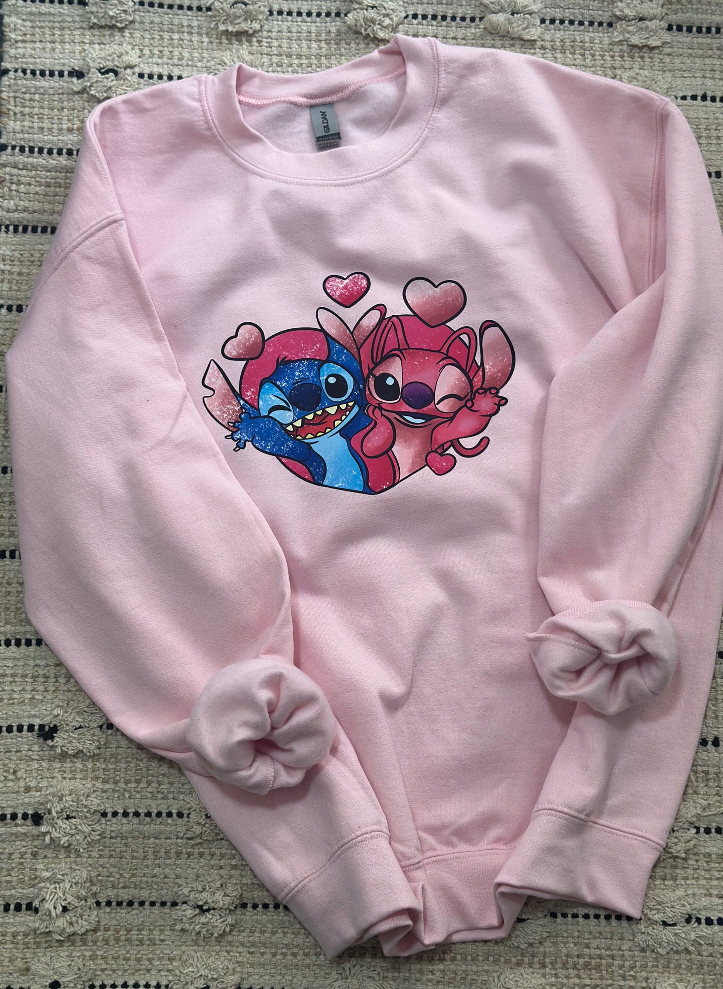 Angel Love Hearts Unisex Sweatshirt