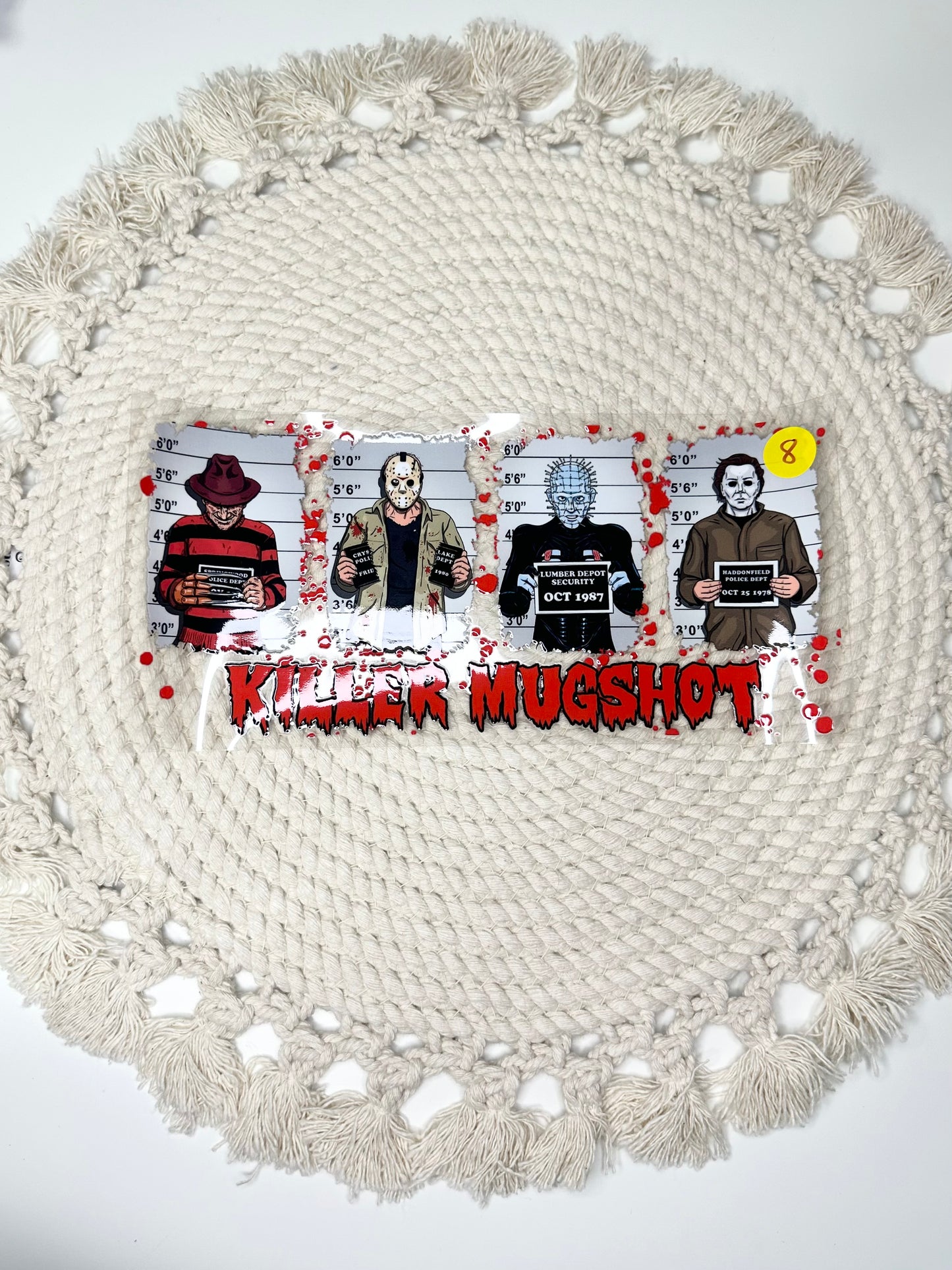 #8 Killer Mugshot (Double Sided)