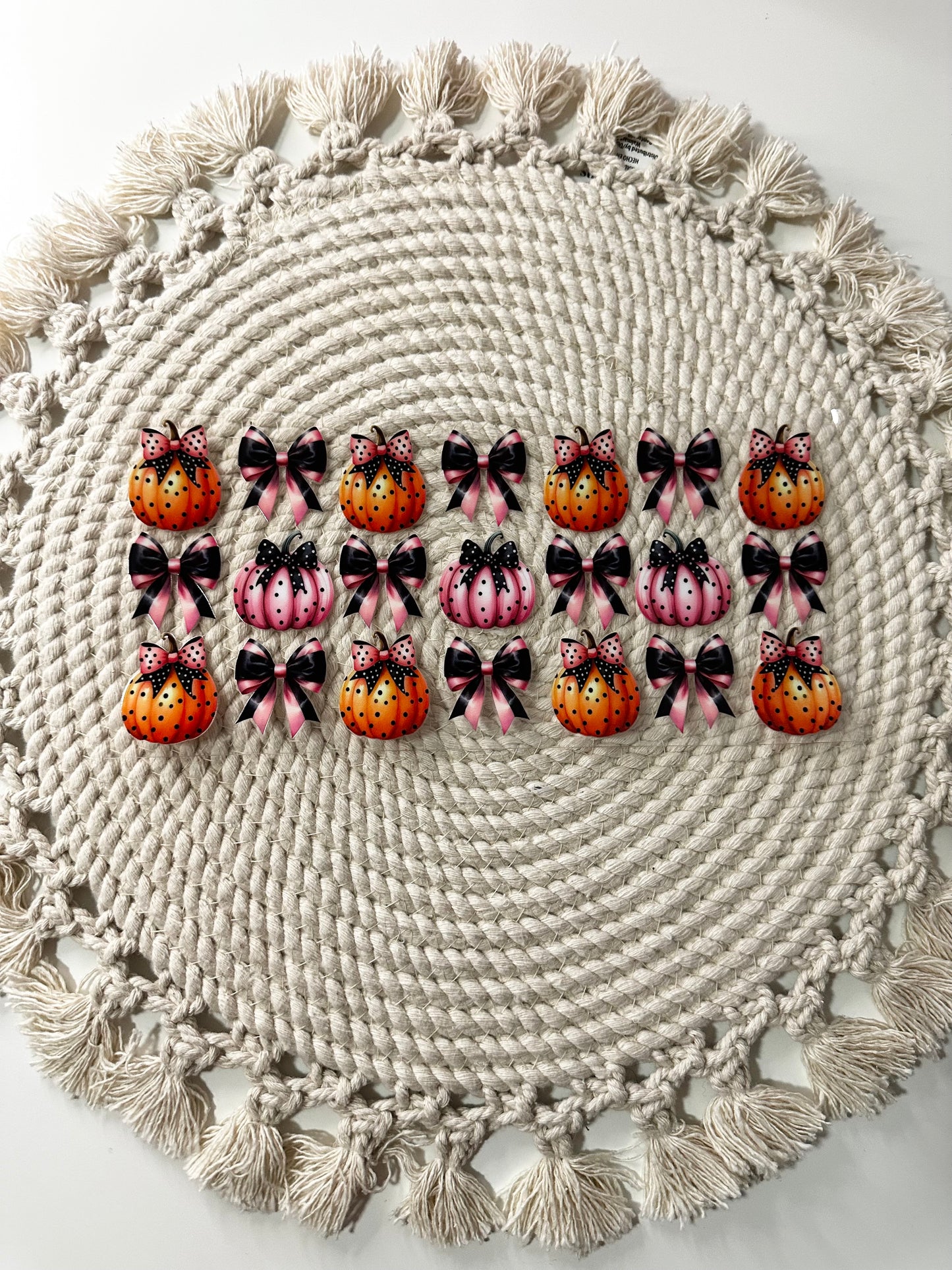 #230 Pumpkin Polka Dots