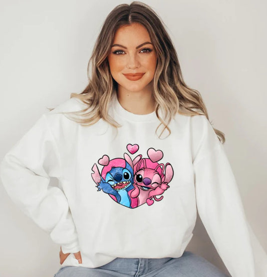 Angel Love Hearts Unisex Sweatshirt