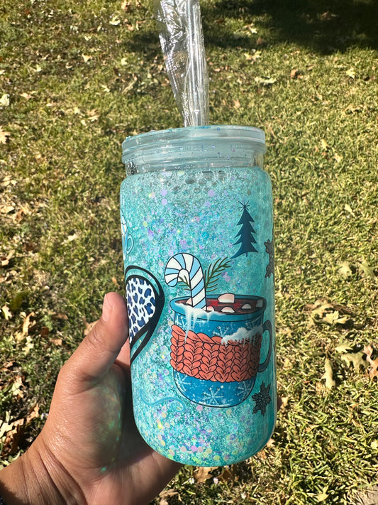 Snowflake Acrylic 16oz