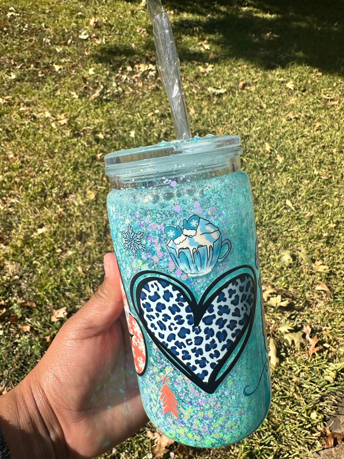 Snowflake Acrylic 16oz