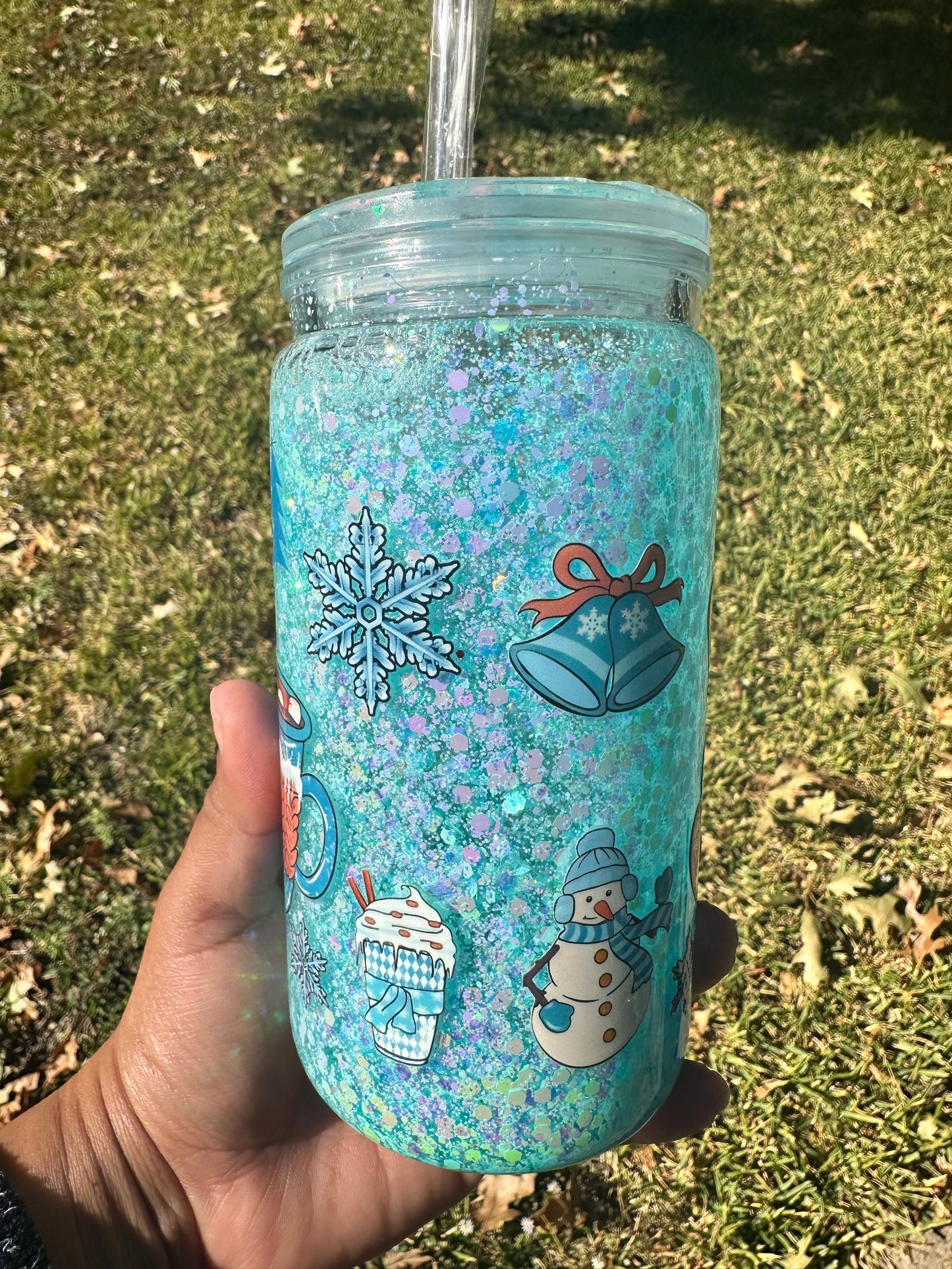 Snowflake Acrylic 16oz